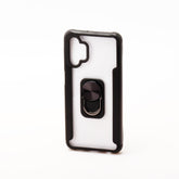 Samsung A32 5G Clear Iron Back Case ( Grip & Magnet )