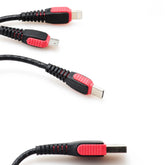 Cable USB To Lightning & Type-C & Micro Charge and Data 3 in 1