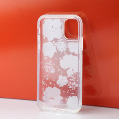 iPhone 13 6.1 Clear Flower Back Case