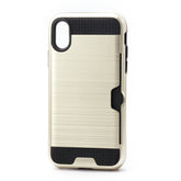 iPhone XR 6.1 Tough Card Holder Back Case