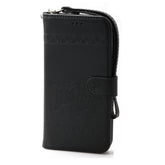 iPhone X / Xs 5.8 Book Case Embossed Elephant