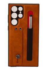 Samsung S22 Ultra Tough Leather back case with pen