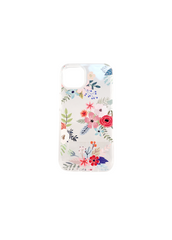 iPhone 14 Max 6.7 Clear Flower Back Case