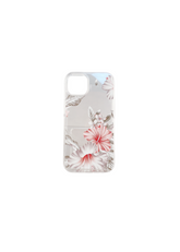 iPhone 14 Max 6.7 Clear Flower Back Case