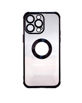 Iphone 14 Pro 6.1 Colorful Metalic Logo Ring TPU Case (not Magsafe)