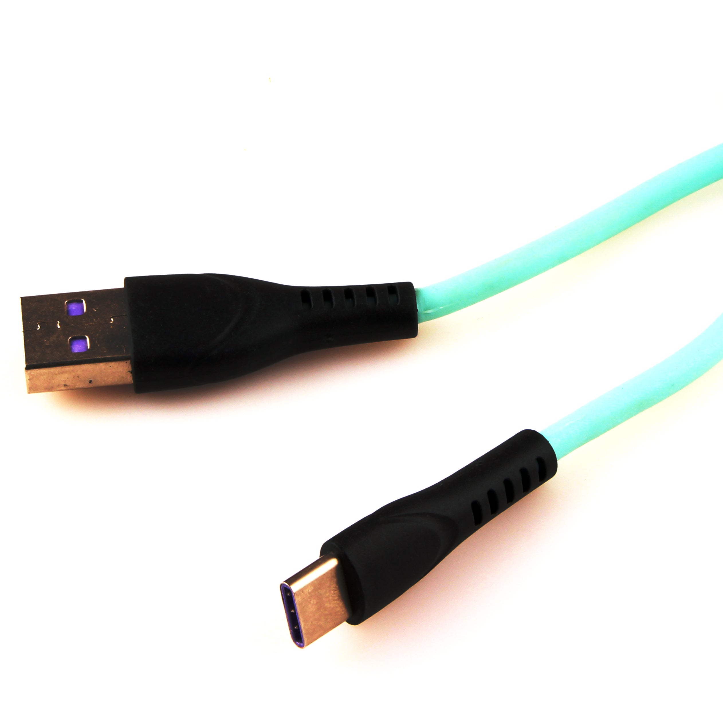 Data Cable Type C to USB Soft Silicone Style 1m Fast Charging