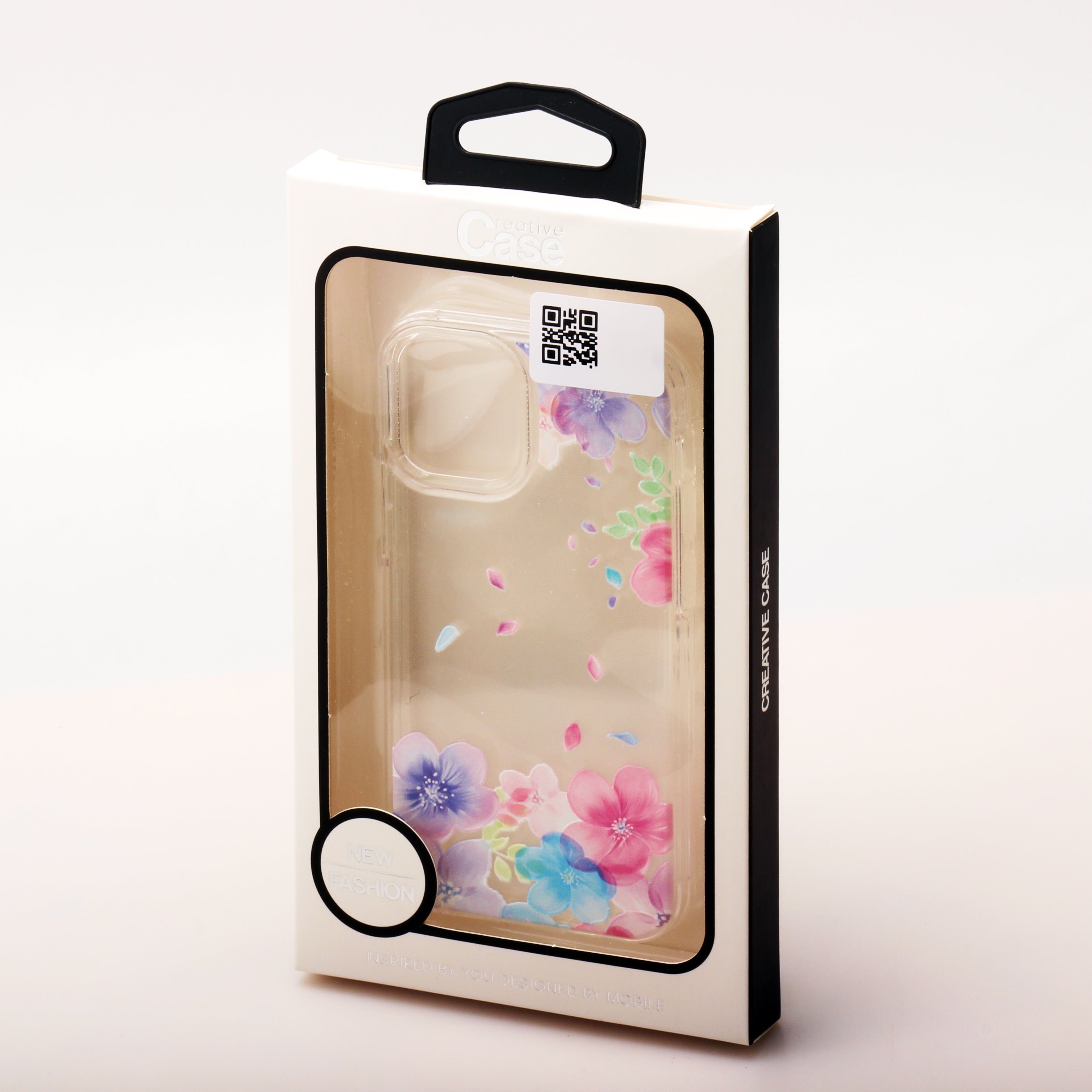 iPhone 12 Pro Max 6.7 Clear Flower Back Case