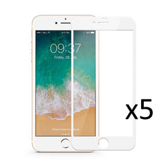 iPhone 6 / 6s / 7 / 8 / SE 4.7 Full Glue Glass Screen Protector ( 5 Pack )