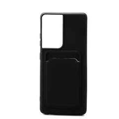 Samsung S21 Ultra Silicone TPU Card Slot Case