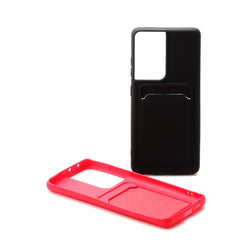 Samsung S21 Ultra Silicone TPU Card Slot Case