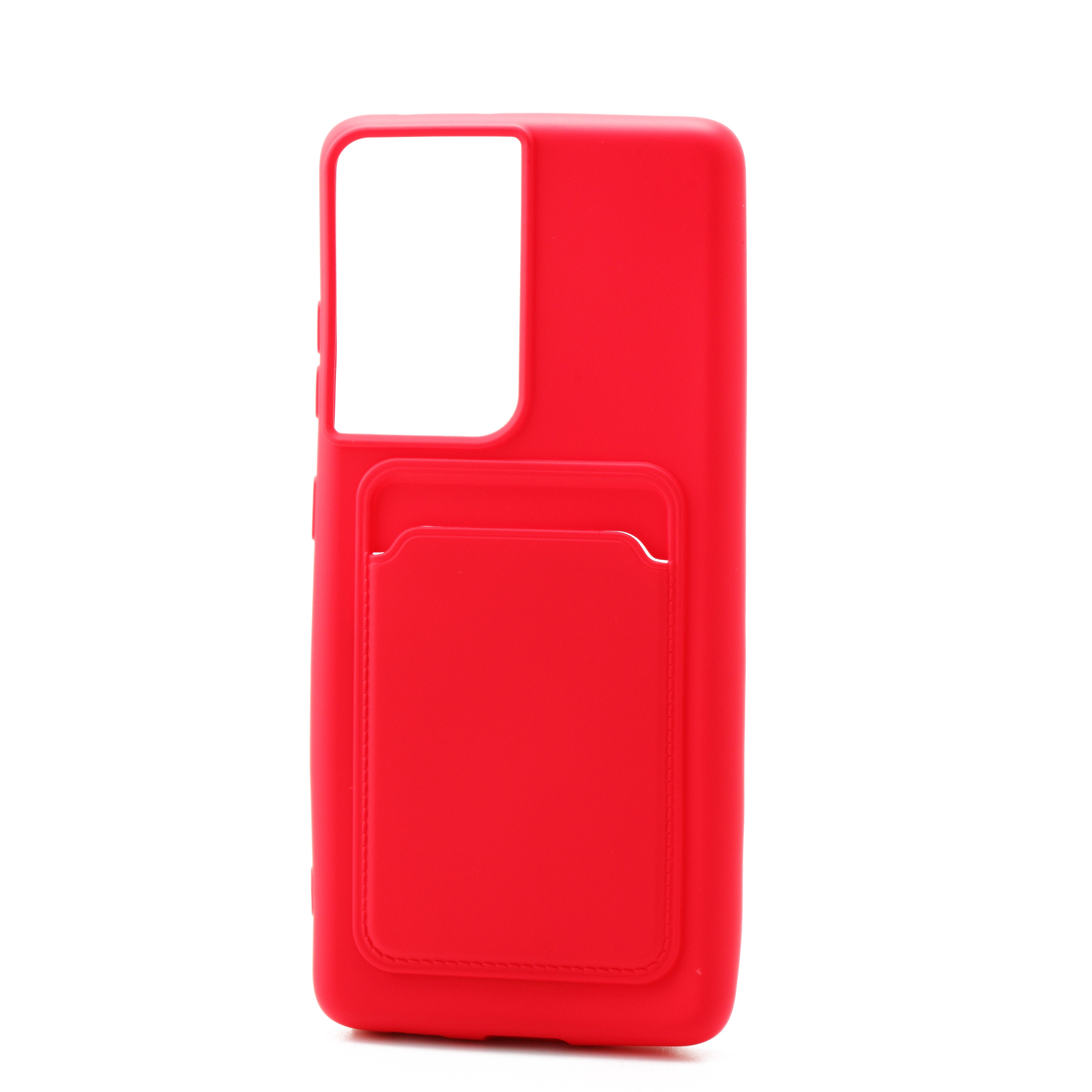 Samsung S21 Ultra Silicone TPU Card Slot Case