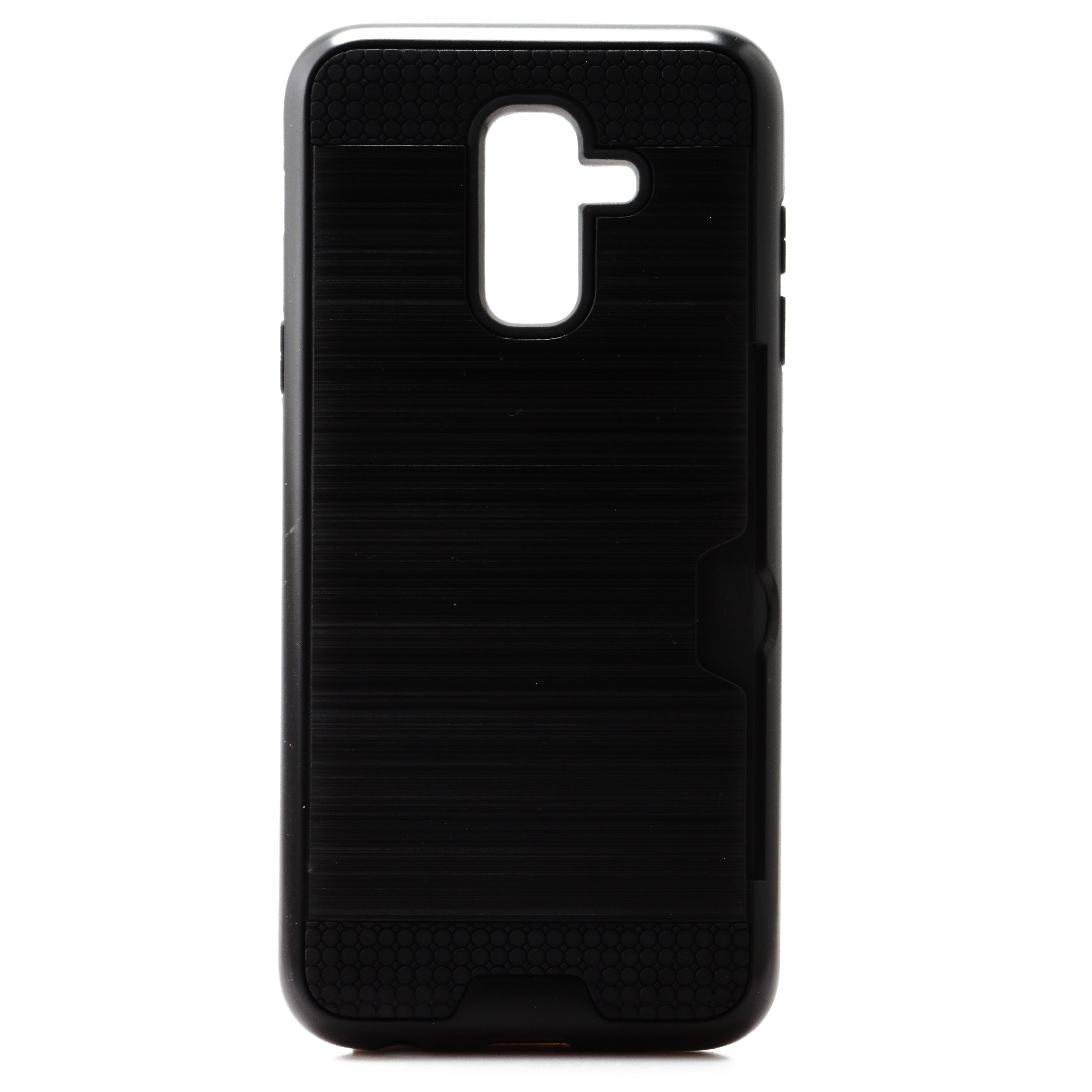 Samsung A6 2018 Tough Card Holder Back Case