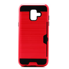 Samsung A5 2018 / A8 2018 Tough Card Holder Back Case