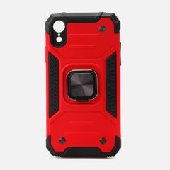 iPhone XR 6.1  Tough Super Cuirass Back Case ( Grip & Magnet )