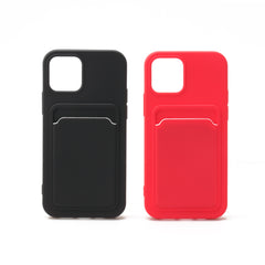 iPhone 12 Pro Max 6.7 Silicone TPU Card Slot Case