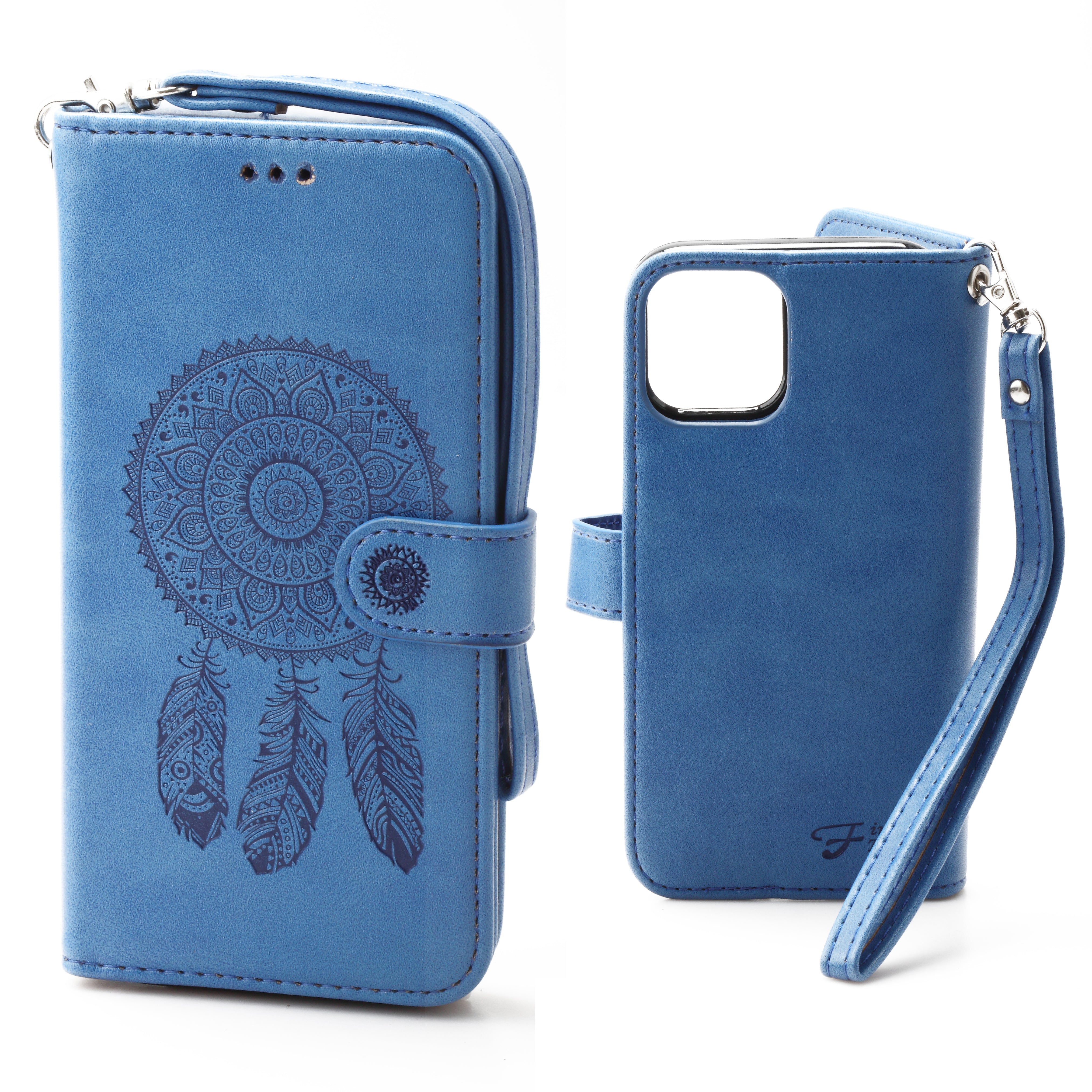 iPhone 12 Mini 5.4  Book Case Embossed Dreamcatcher