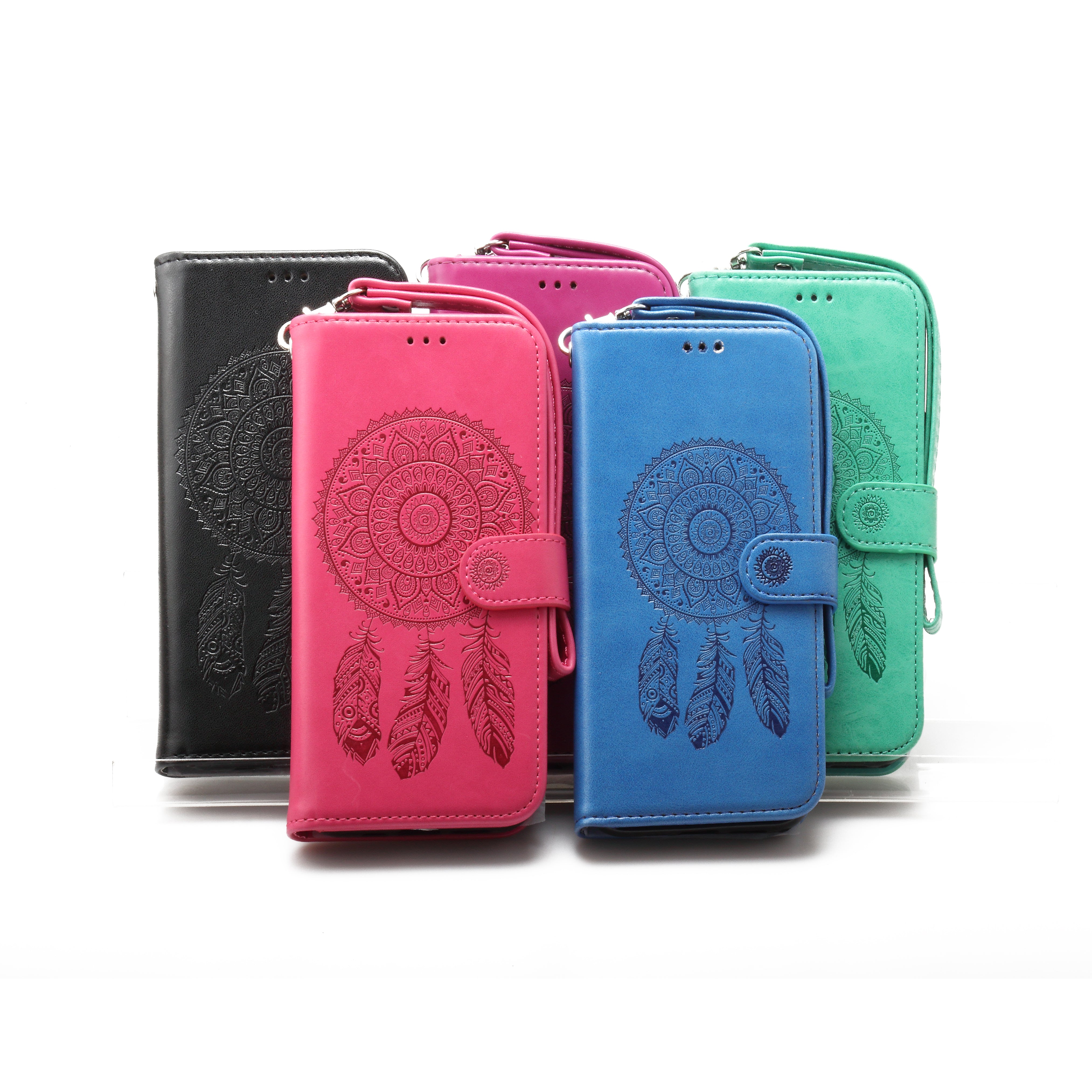 iPhone 13 Mini 5.4 Book Case Embossed Dreamcatcher