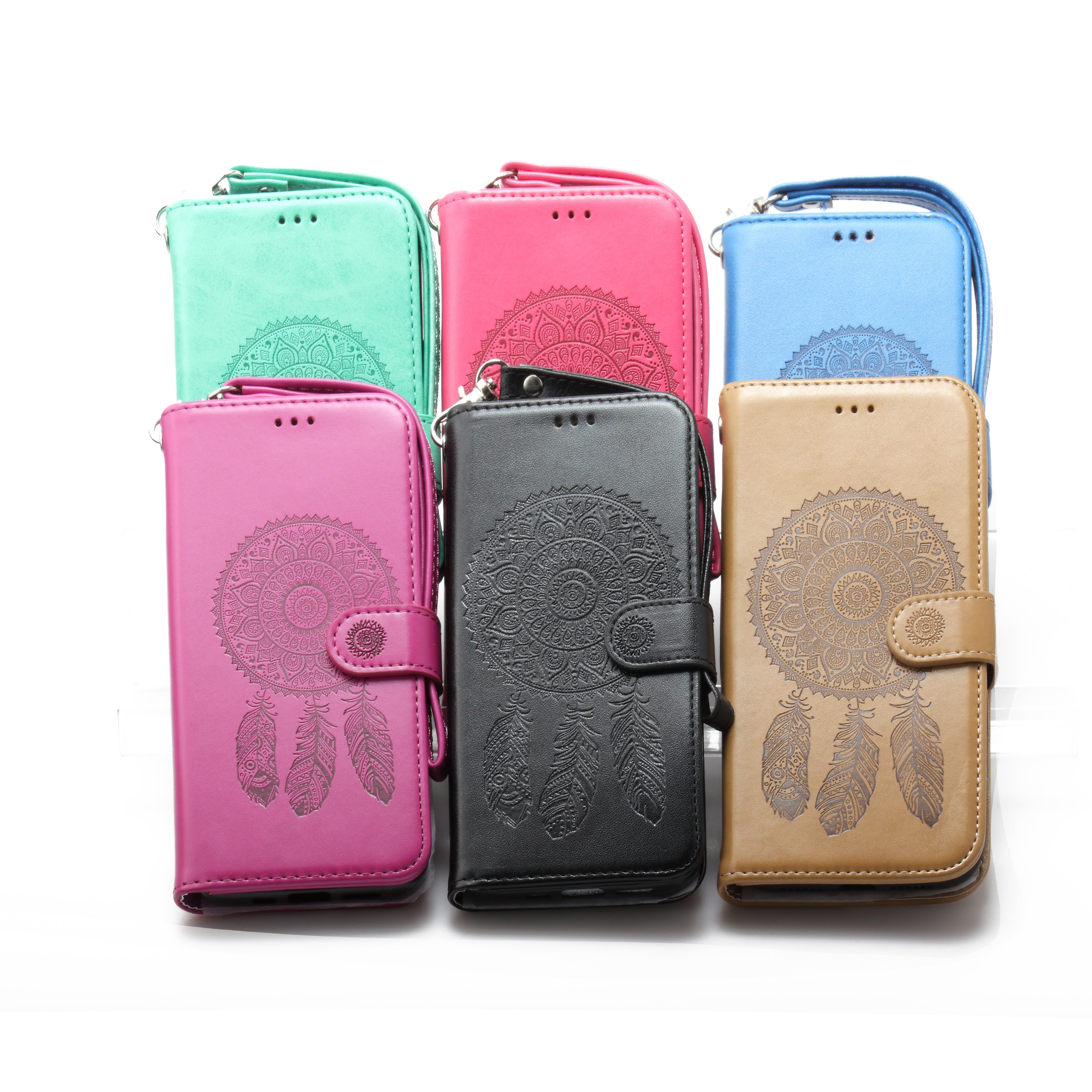 iPhone 11 Pro 5.8 Book Case Embossed Dreamcatcher