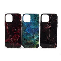 iPhone 12 Mini 5.4  Tough Glass Stone Back Cover Case