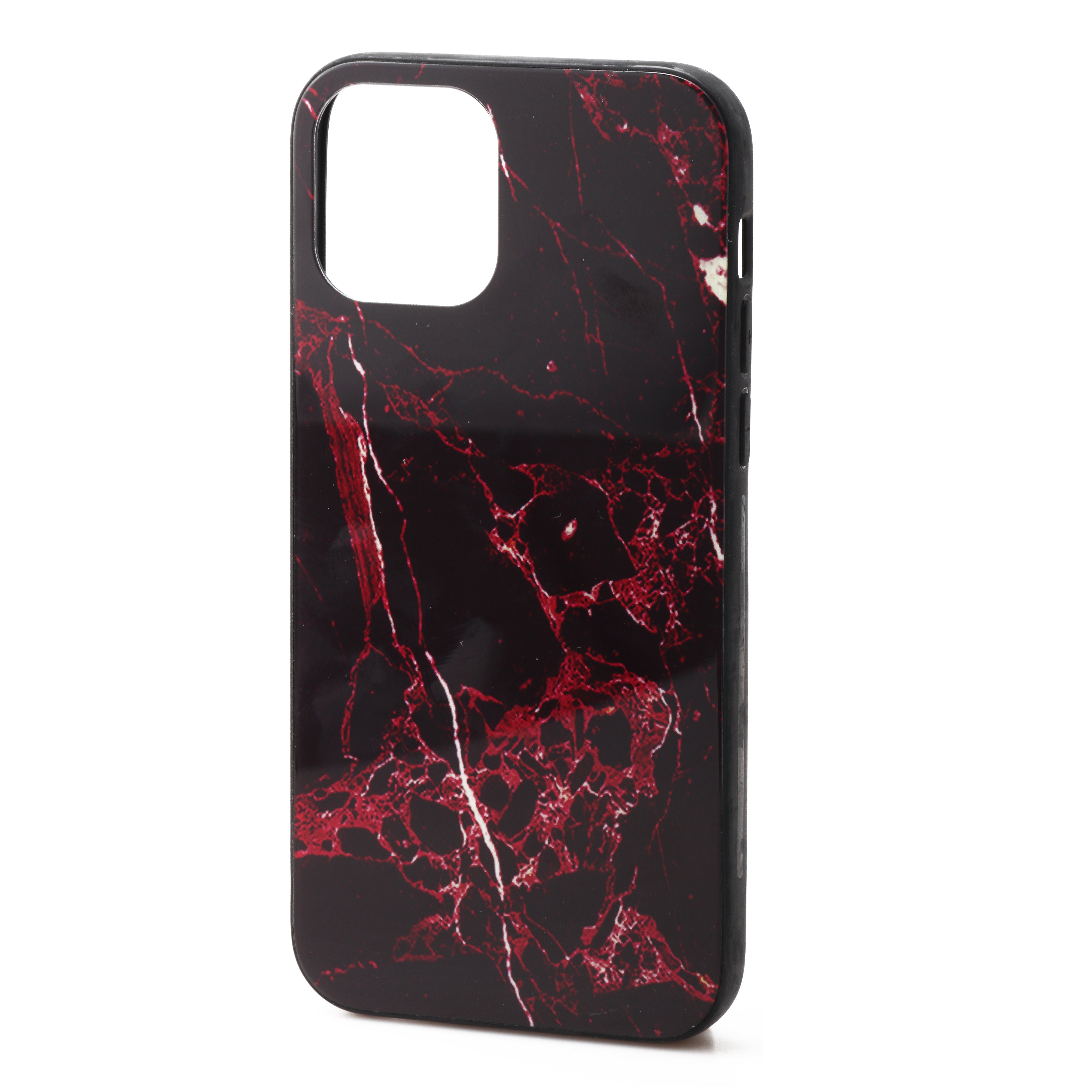 iPhone 12 / 12 Pro 6.1 Tough Glass Stone Back Cover Case