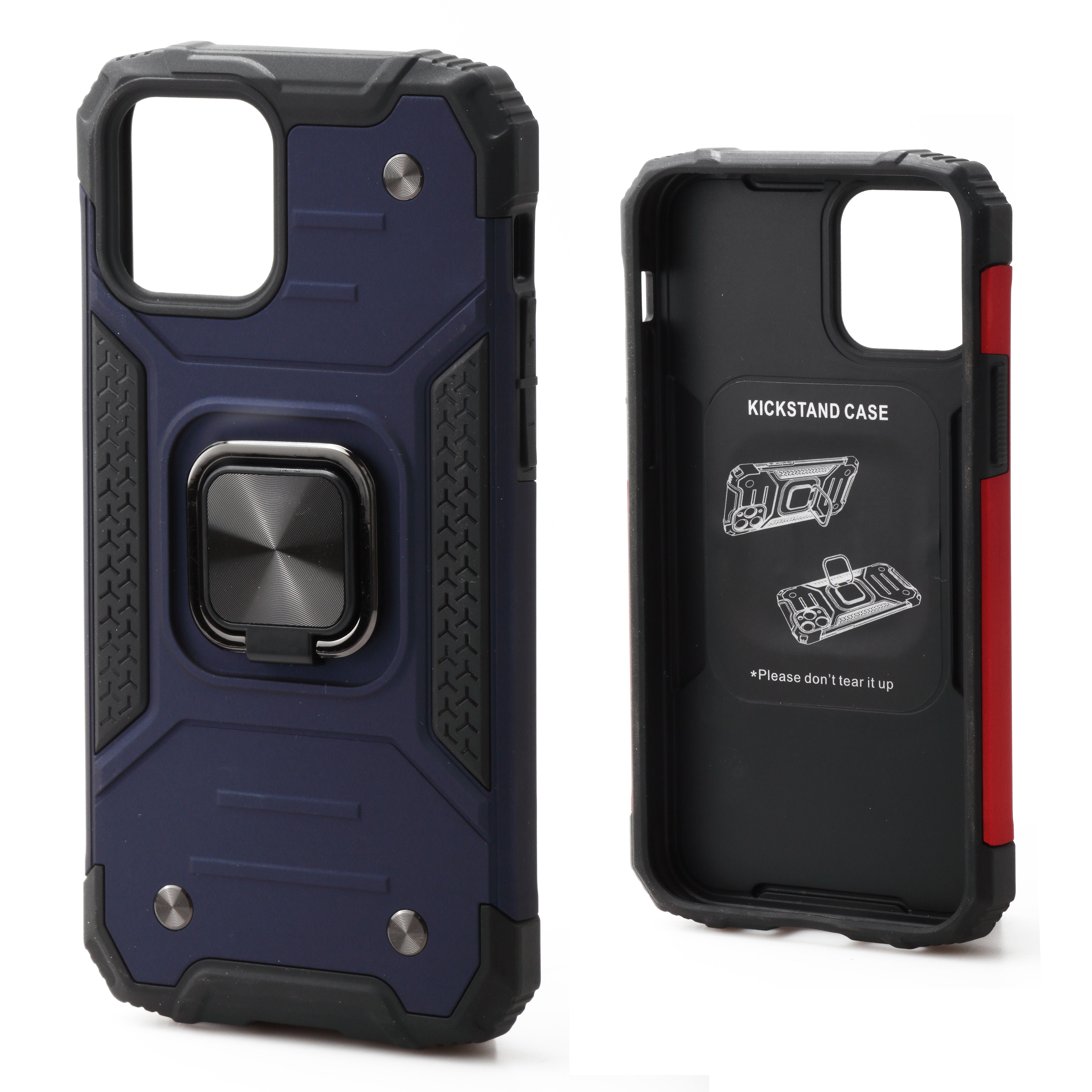 iPhone 12 / 12 Pro 6.1 Tough Super Cuirass Back Case ( Grip / Magnet )