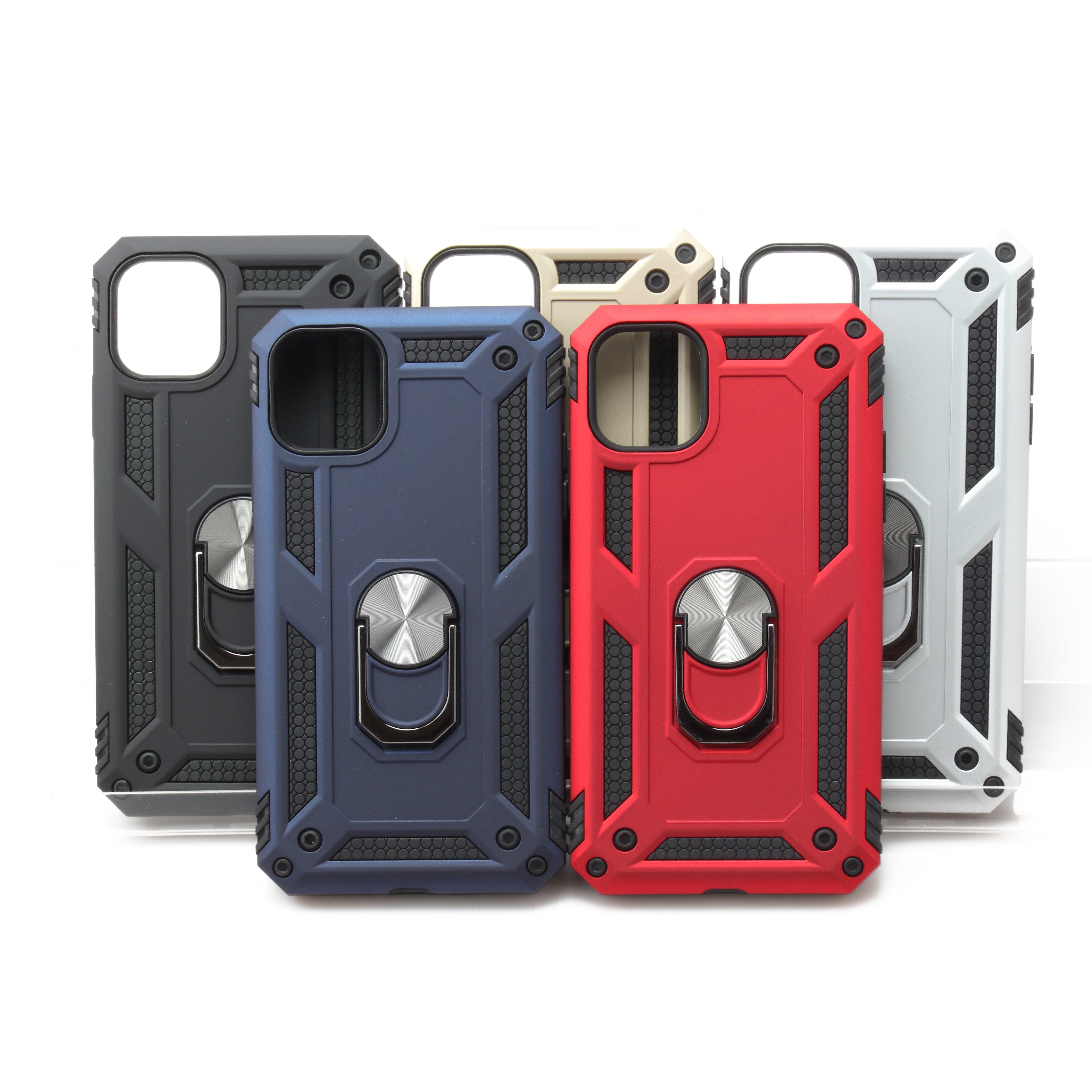 iPhone 11 6.1 Tough Thor Back Case ( Grip & Magnet )