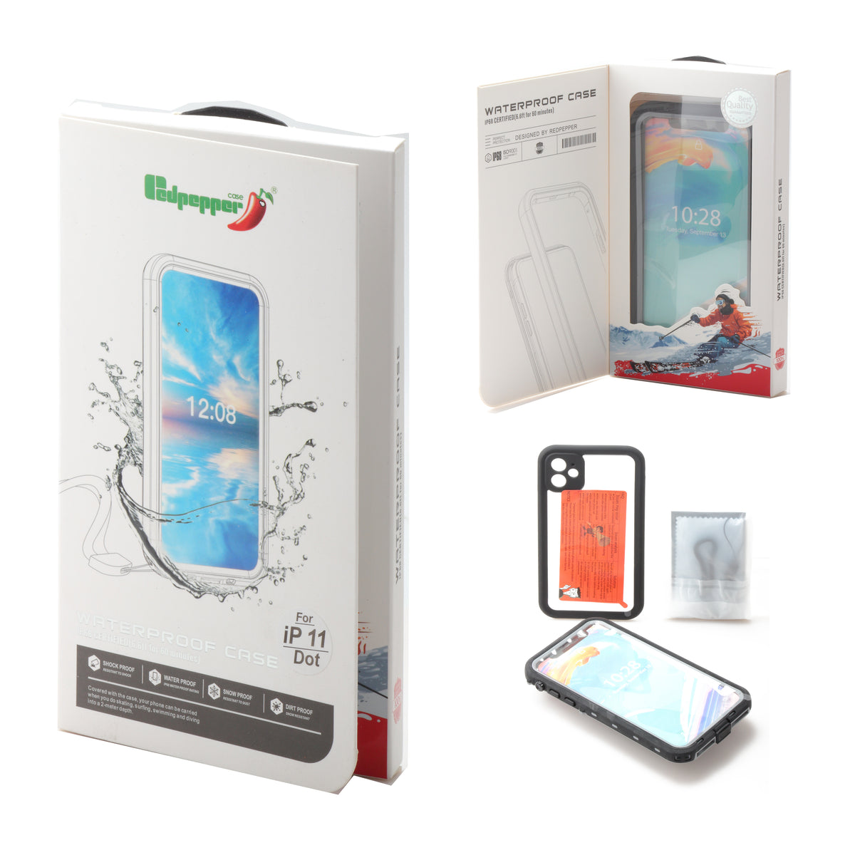 iPhone 11 Pro 5.8 Clear Waterproof Case