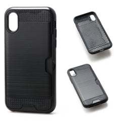 iPhone XR 6.1  Tough Card Holder Back Case