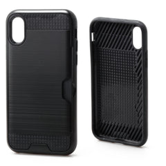 iPhone Xs Max 6.5  Tough Card Holder Back Case