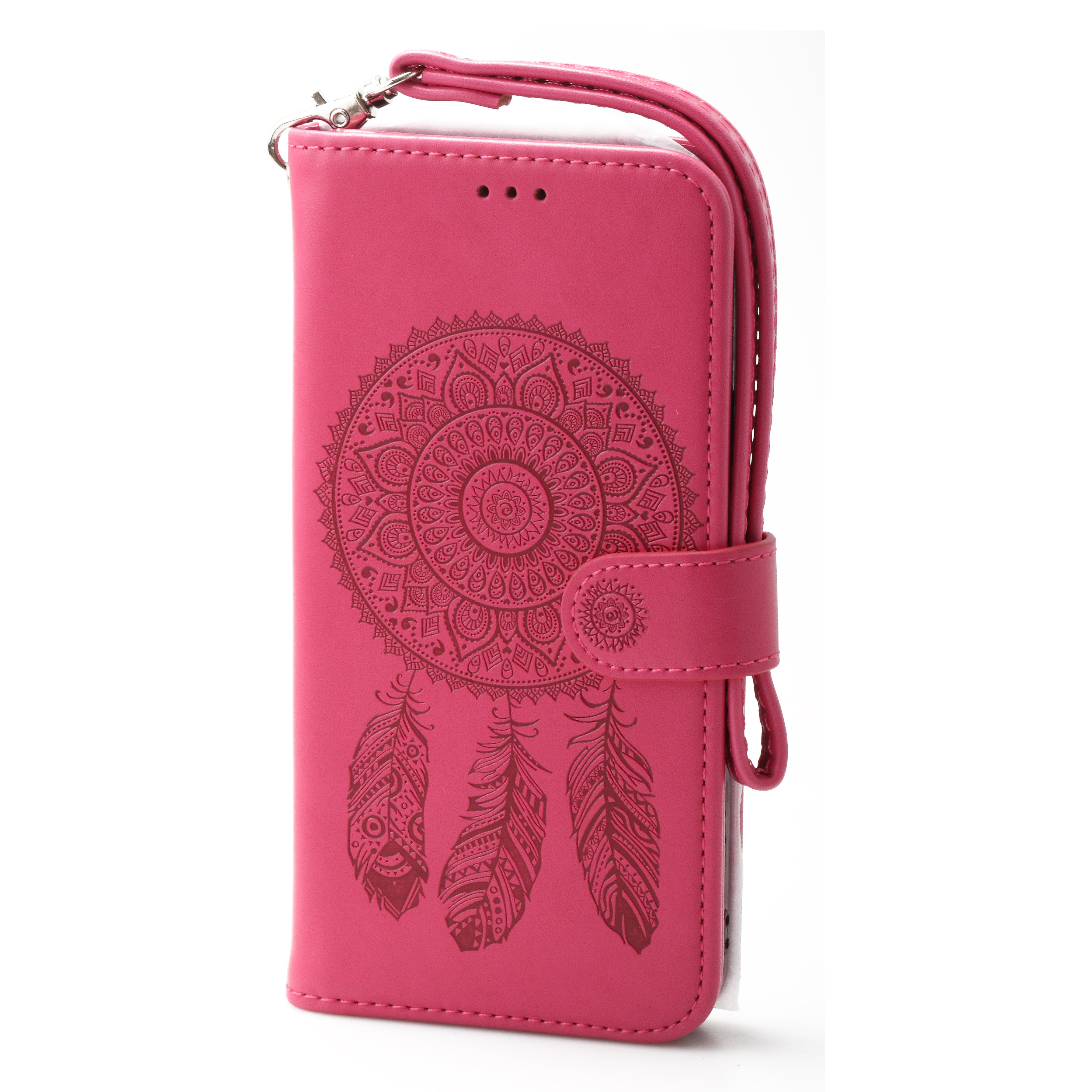 iPhone Xs Max 6.5  Book Case Embossed Dreamcatcher