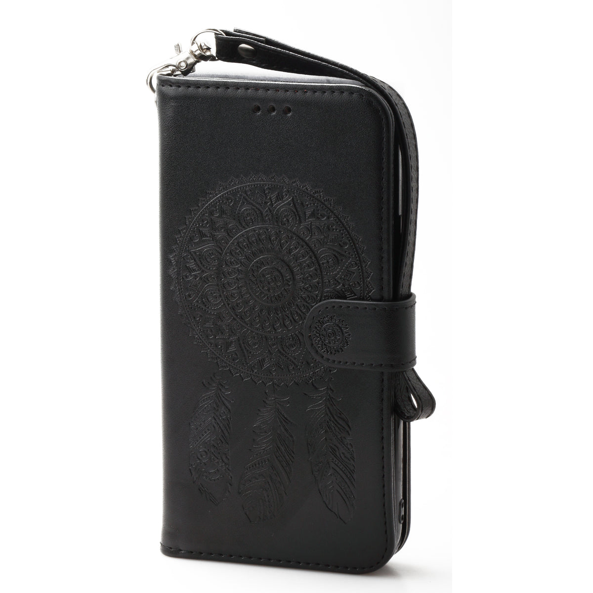 iPhone Xs Max 6.5  Book Case Embossed Dreamcatcher