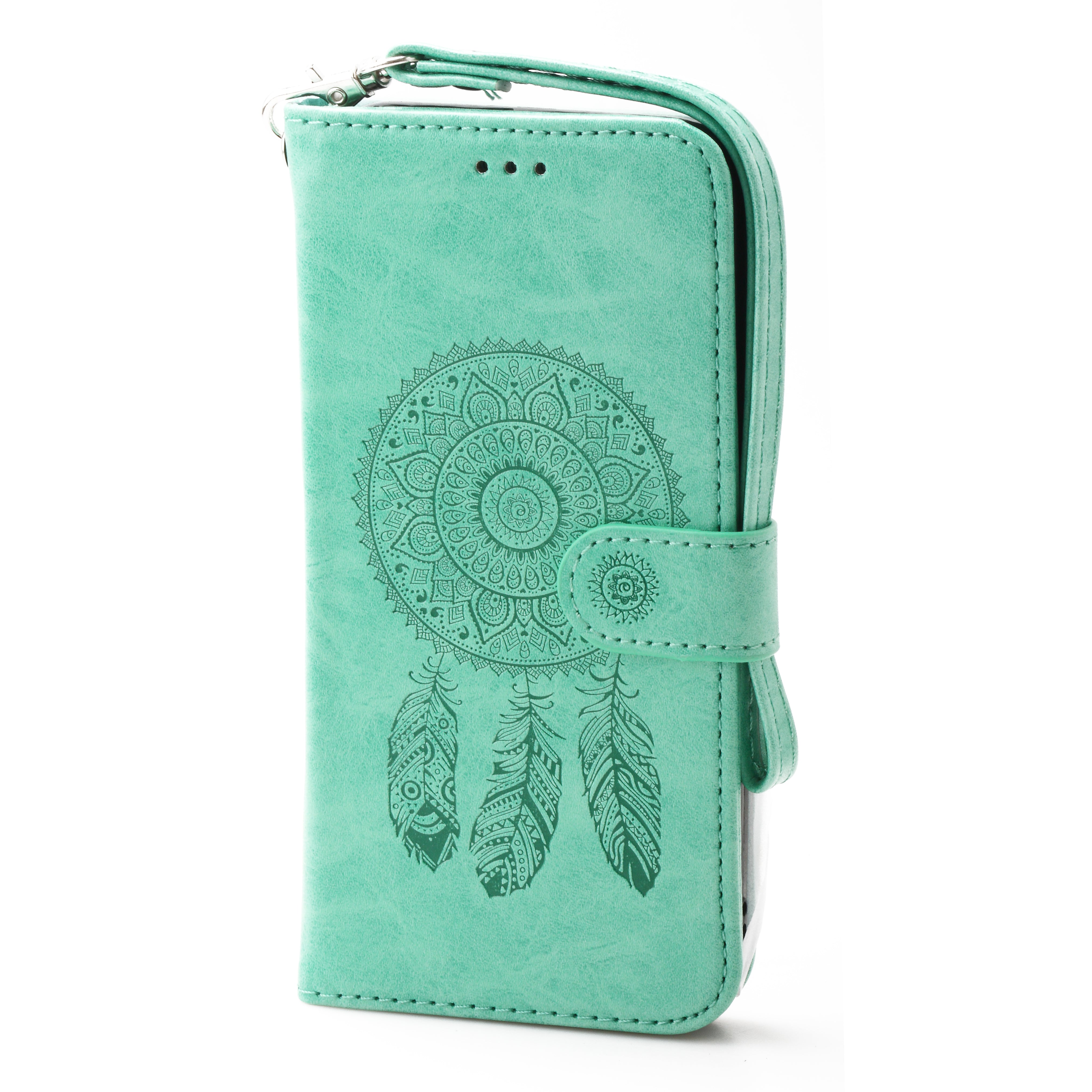 iPhone Xs Max 6.5  Book Case Embossed Dreamcatcher