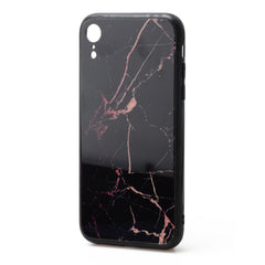 iPhone XR 6.1  Tough Glass Stone Back Cover Case