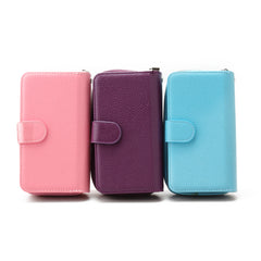 iPhone X / Xs 5.8  Book Case Litchi Zip Wallet Case