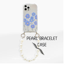 iPhone 12 6.1 Tough Pearl Bracelet Case