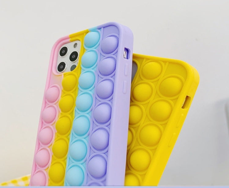 iPhone XR 6.1  Silicone Bubble Popper Back Case