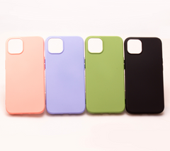 iPhone 13 Pro Max 6.7  Silicone Colorful Back Case