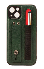 Iphone 13 6.1 Tough Leather back case with pen