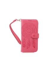 iPhone 14 Pro 6.1 Book Case Embossed Dreamcatcher