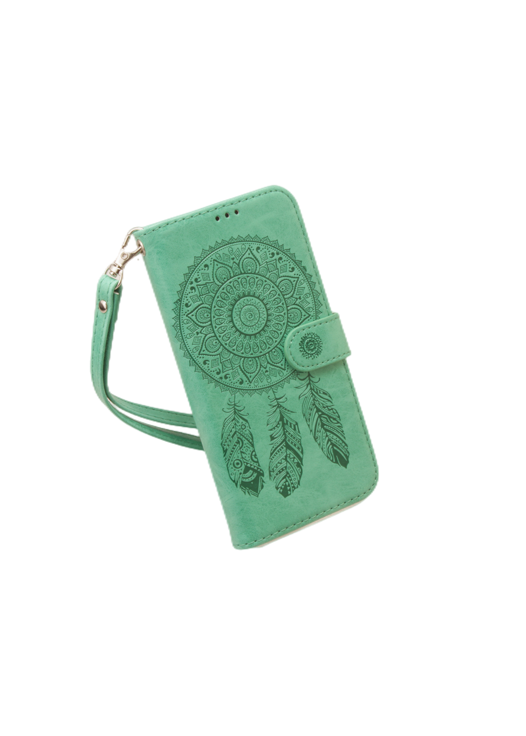 iPhone 15 Pro Max 6.7 Book Case Embossed Dreamcatcher