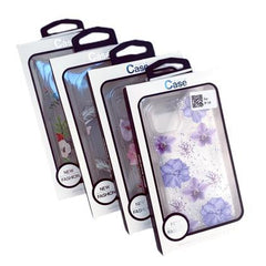 iPhone 14 Pro Max 6.7  Clear Flower Back Case