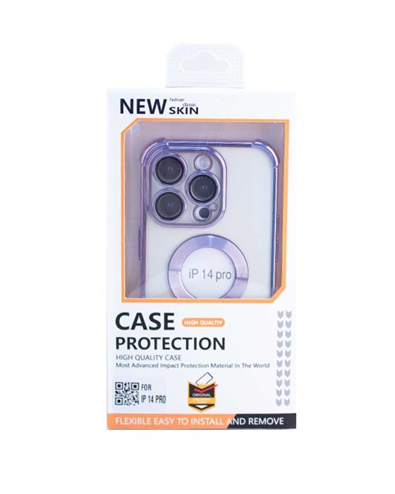 Iphone 14 Pro Max 6.7 Colorful Metalic Logo Ring TPU Case (not Magsafe)