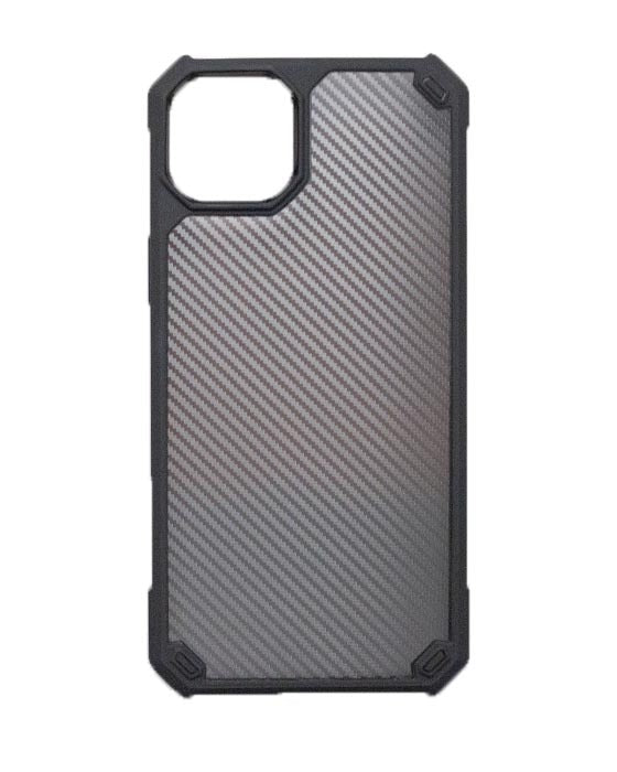 Iphone 14 Max 6.7 Acrylic carbon fiber back case