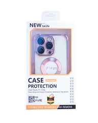 Iphone 14 Pro 6.1 Colorful Metalic Logo Ring TPU Case (not Magsafe)