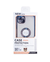 Iphone 14 6.1 Colorful Metalic Logo Ring TPU Case (not Magsafe)