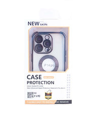 Iphone 14 Pro 6.1 Colorful Metalic Logo Ring TPU Case (not Magsafe)