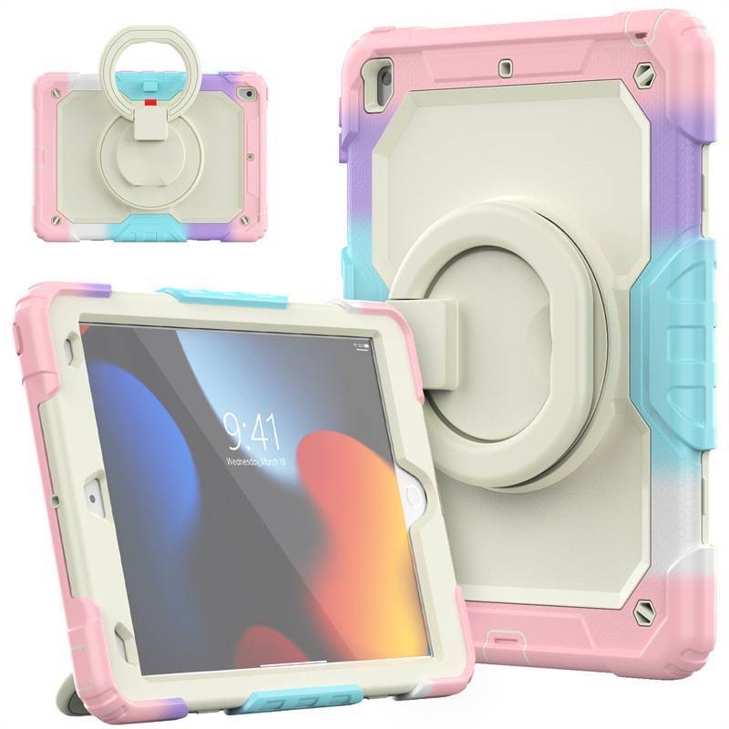 iPad 9.7 2017 tough Guardian Robot Shockproof Case (colorful)