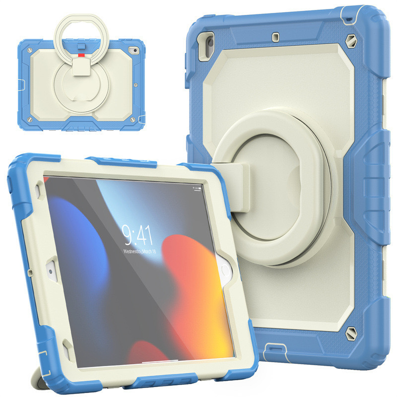 iPad 10.9 10th 2022 Tough Guardian Robot Shockproof Case (colorful)