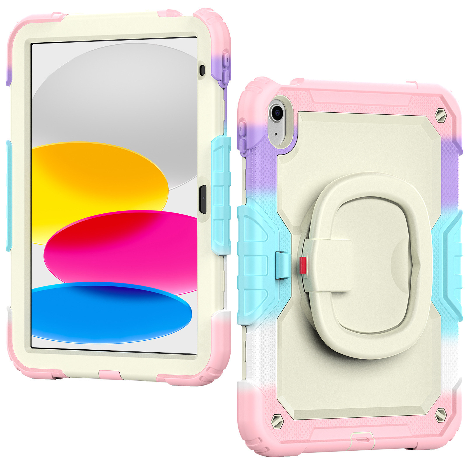 Ipad Mini 6 Tough Guardian Robot Case(Colorful)