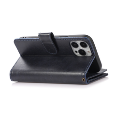 iPhone 14 Max 6.7 Multi Cards Leather Case With Zipper